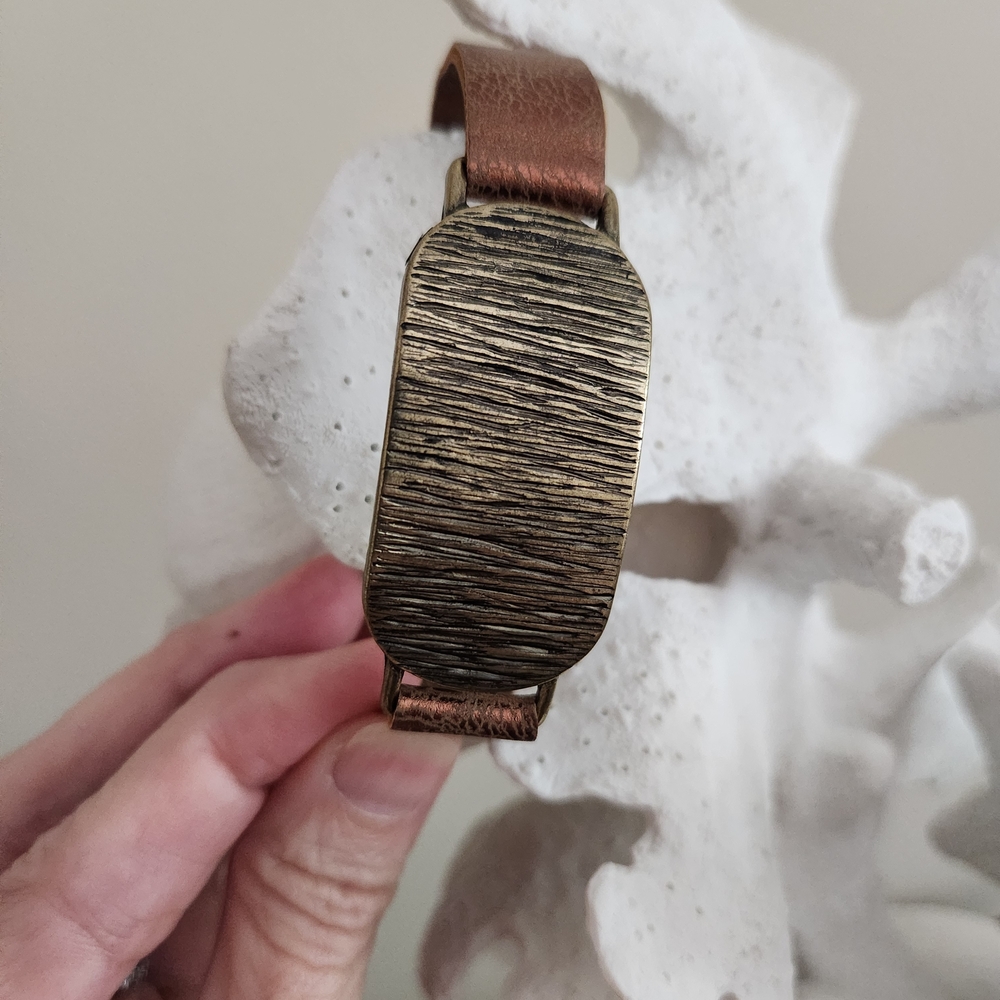 Elegant Brown Leather Bracelet
